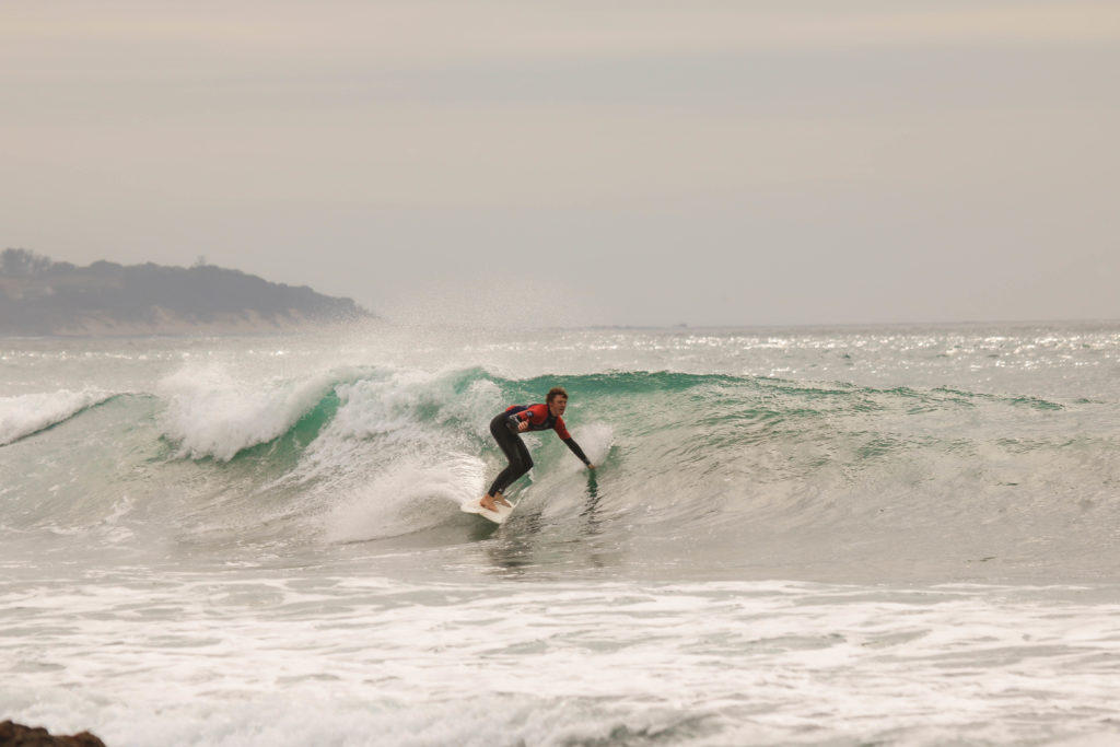 Learning to surf in coffee bay
